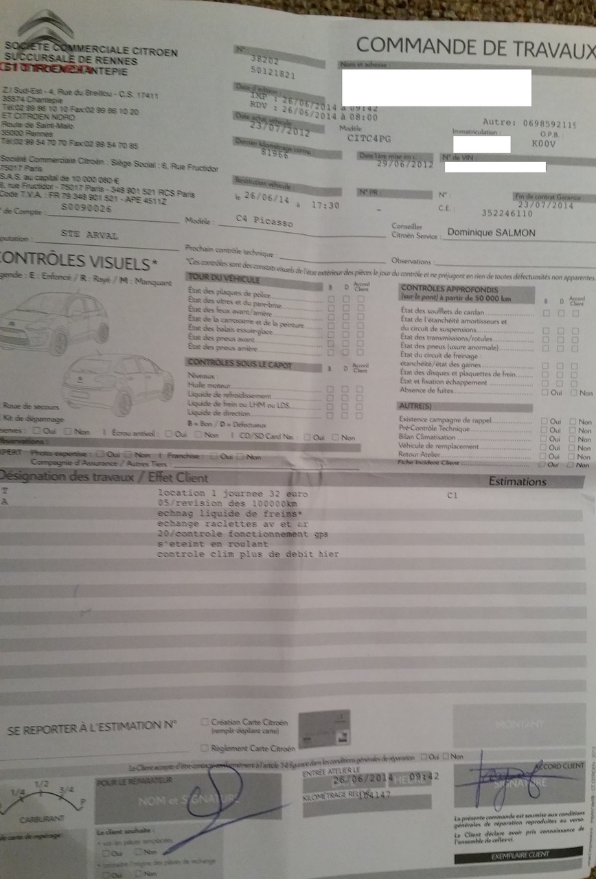 Photo CITROEN C4 PICASSO