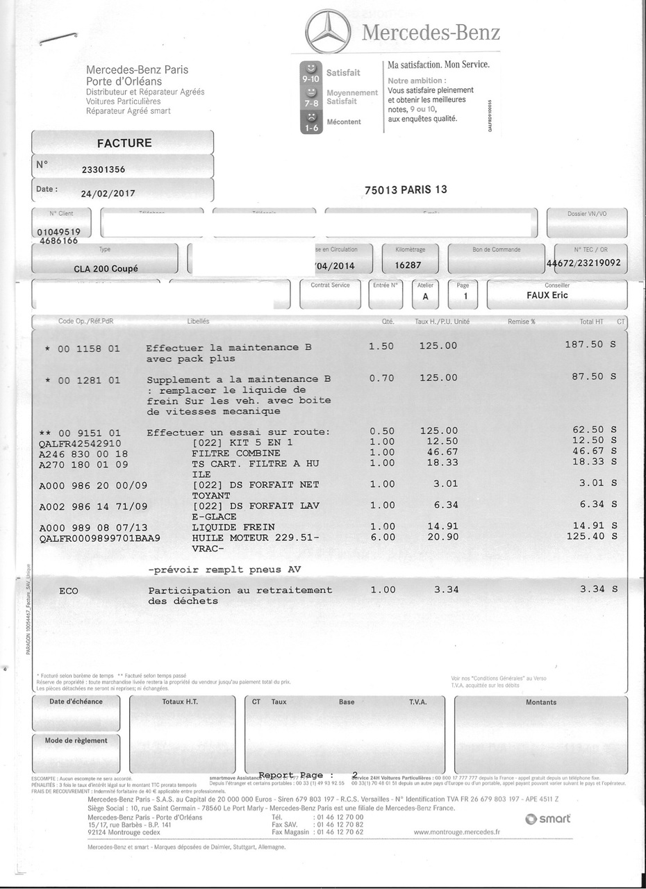 Photo MERCEDES CLASSE CLA