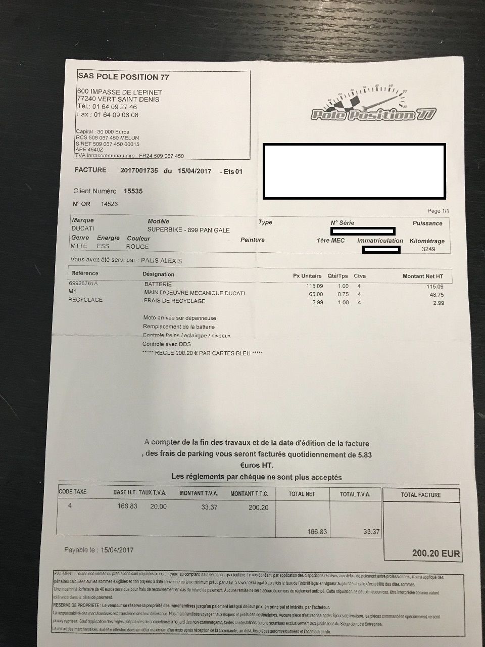 Photo DUCATI PANIGALE 900