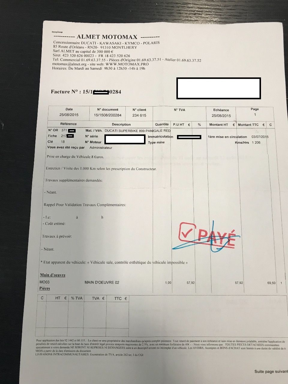 Photo DUCATI PANIGALE 900