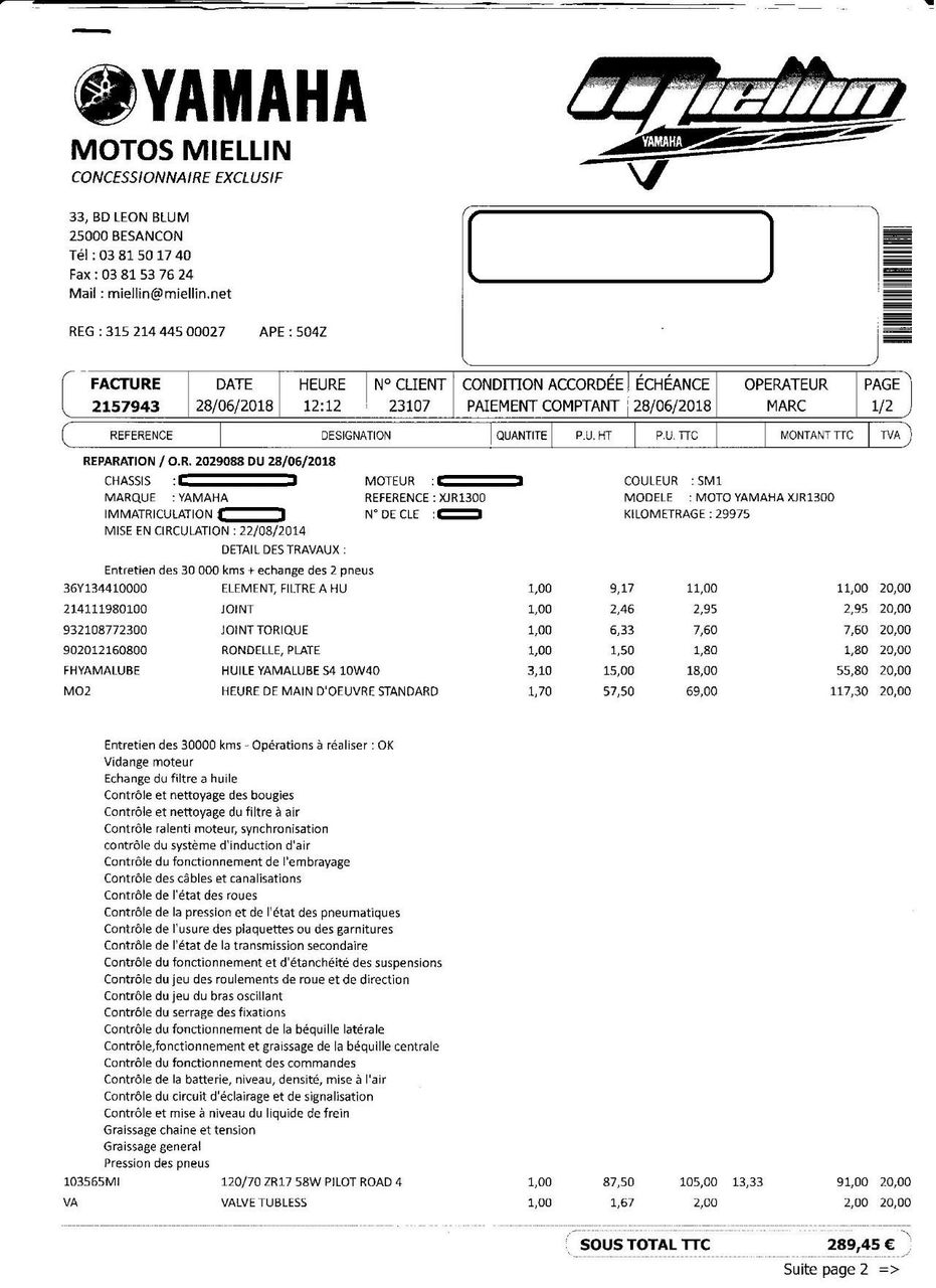 Photo YAMAHA XJR 1300