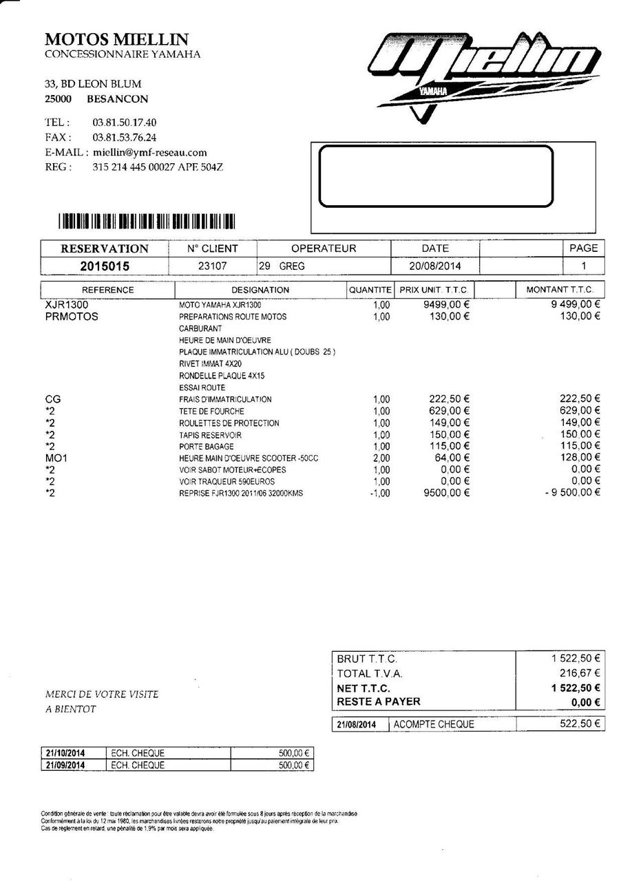 Photo YAMAHA XJR 1300