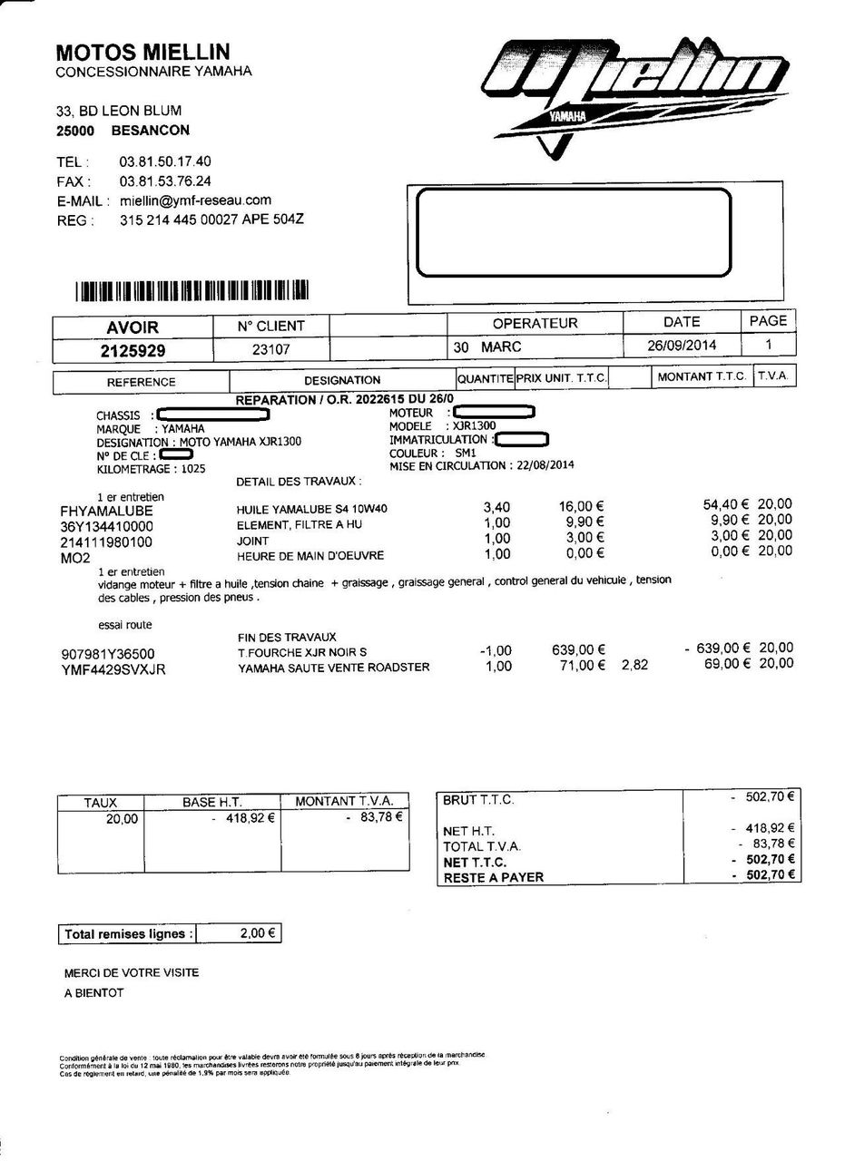 Photo YAMAHA XJR 1300