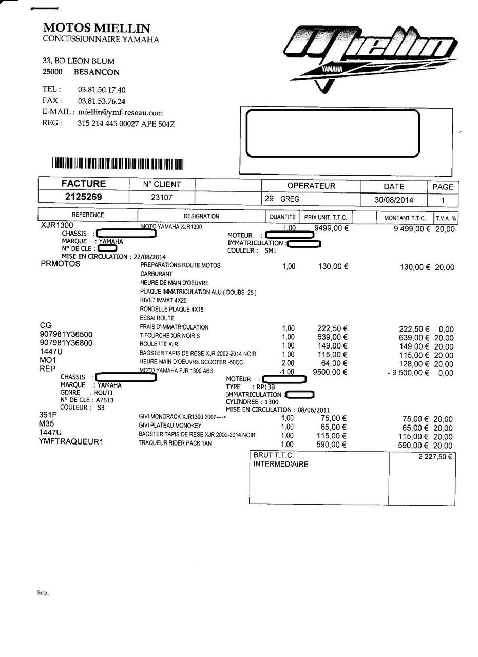 Photo YAMAHA XJR 1300