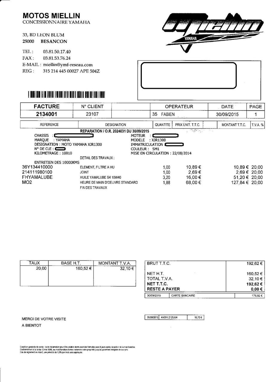 Photo YAMAHA XJR 1300