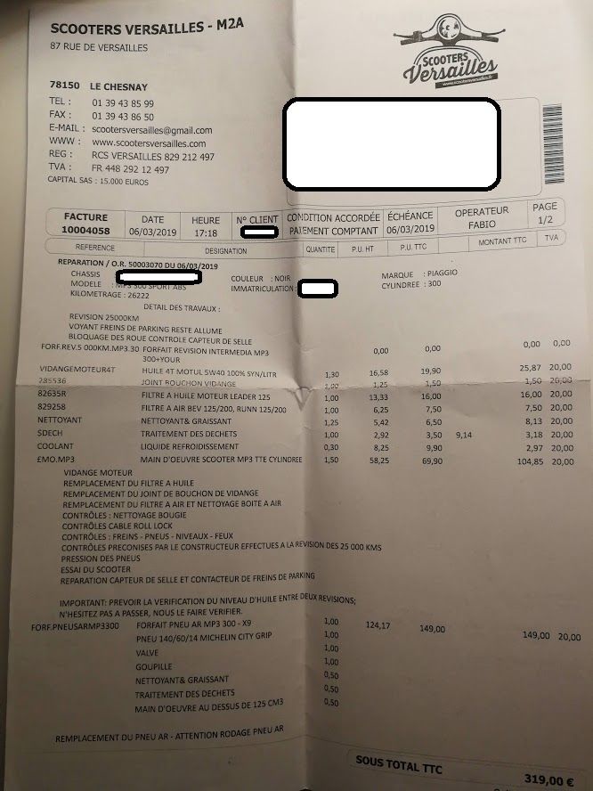 Photo PIAGGIO MP3 300 LT