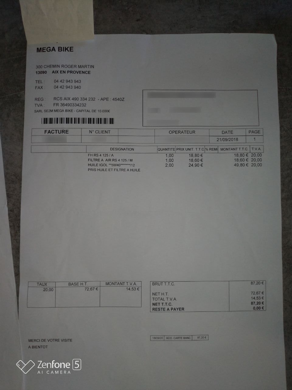 Photo APRILIA RS4 125