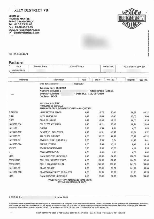 Photo HARLEY DAVIDSON FLH