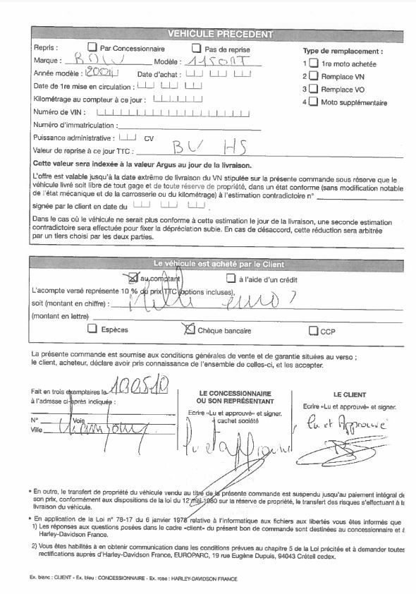 Photo HARLEY DAVIDSON FLH