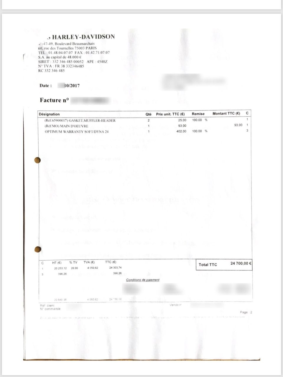 Photo HARLEY DAVIDSON FXBRS