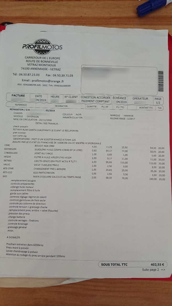 Photo YAMAHA XJ 600 N