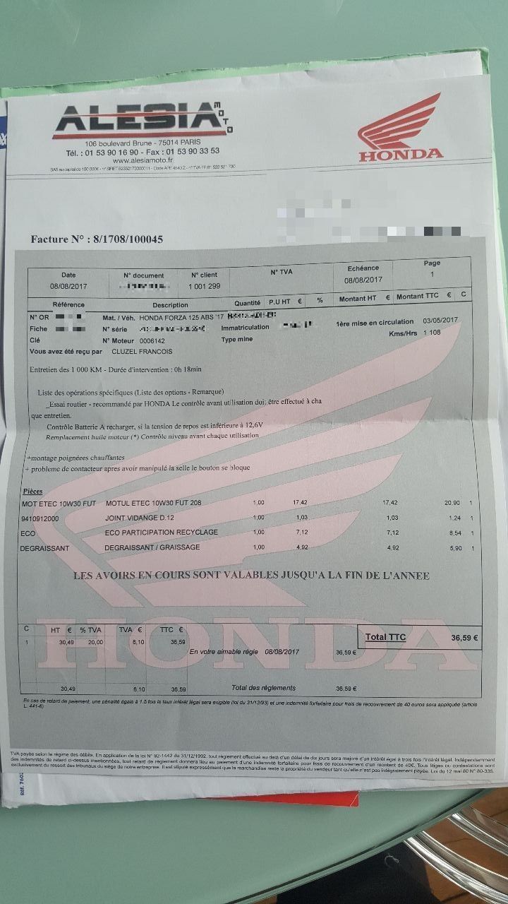 Photo HONDA NSS125AD