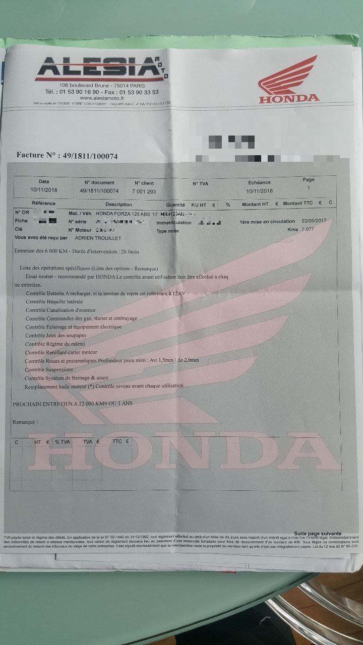 Photo HONDA NSS125AD