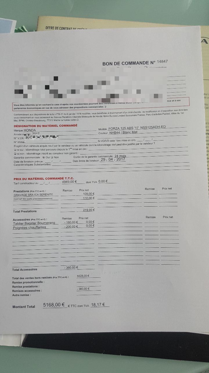 Photo HONDA NSS125AD