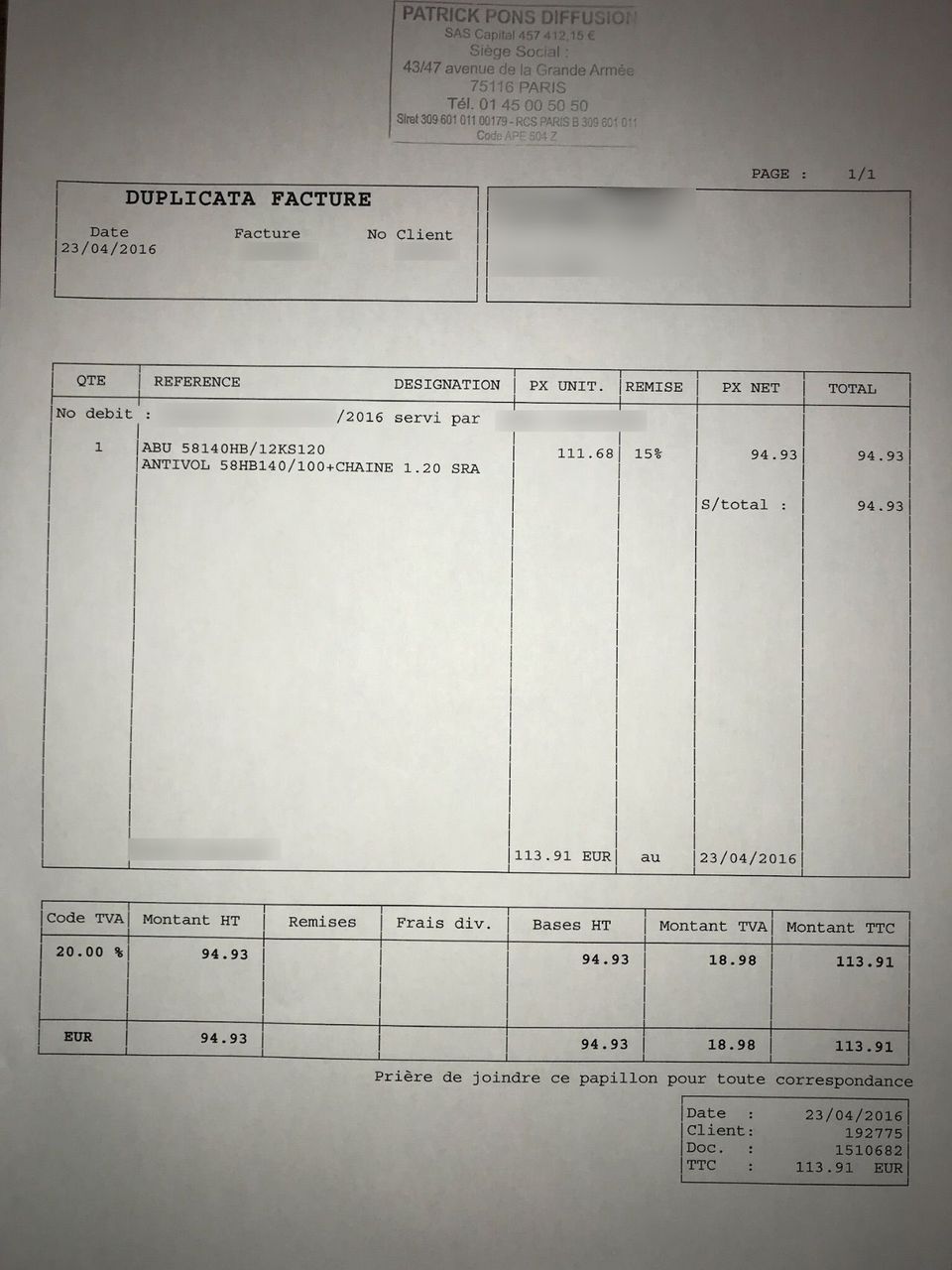 Photo YAMAHA GPD 125-A