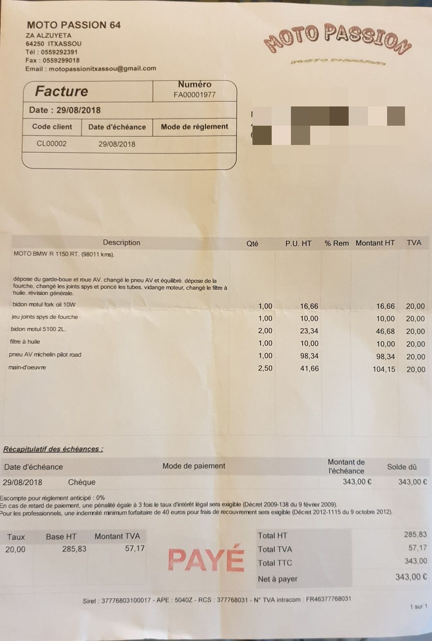 Photo BMW 1150 RT ABS