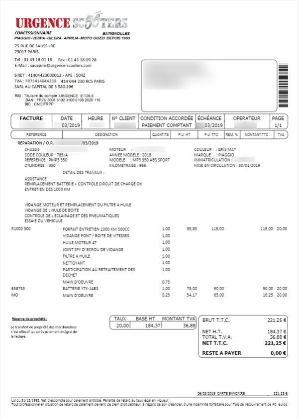 Photo PIAGGIO MP3 350 LT