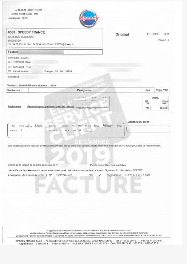 Photo CHRYSLER CROSSFIRE