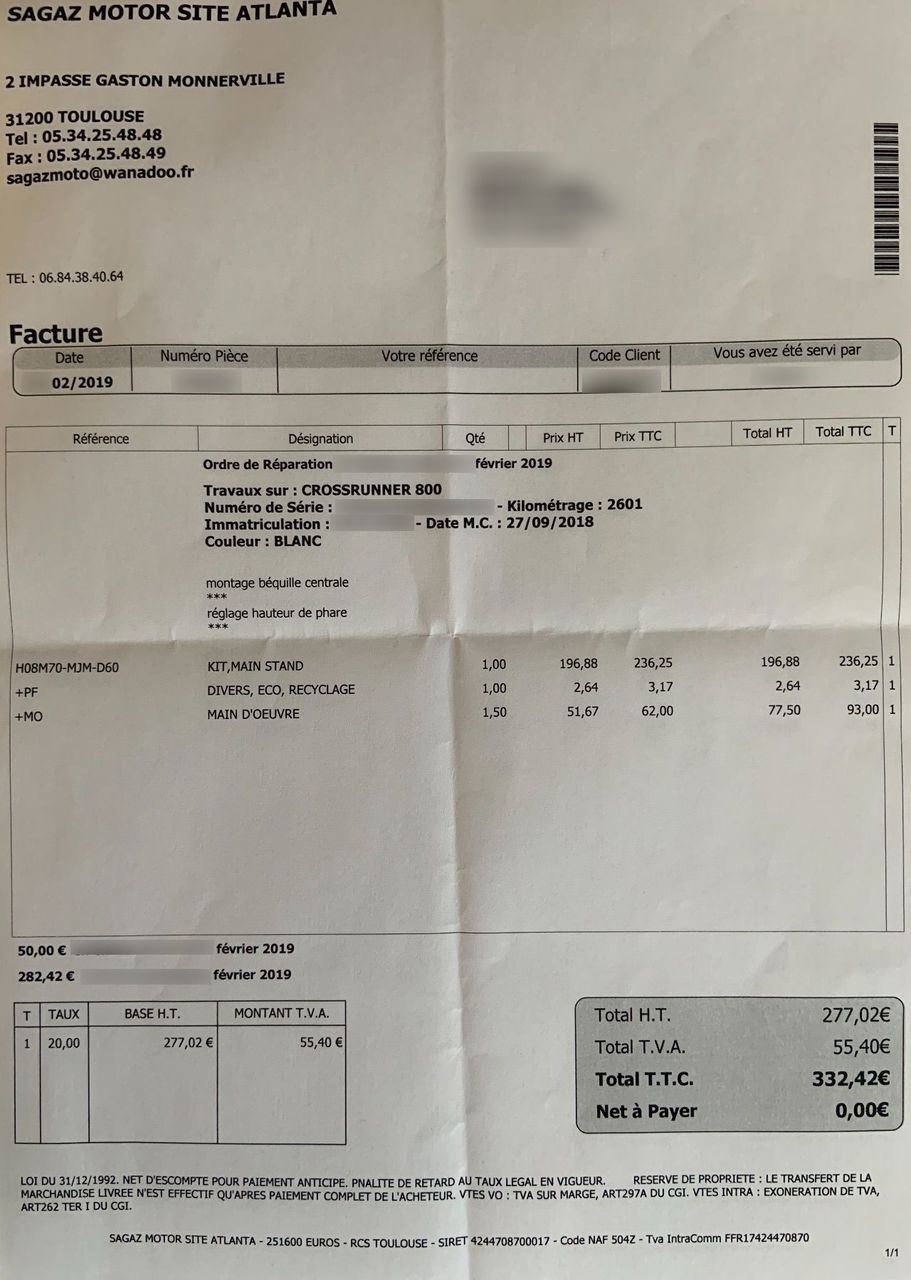 Photo HONDA VFR 800 X