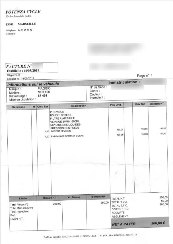 Photo PIAGGIO MP3 400