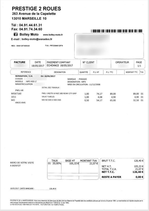 Photo PIAGGIO MP3 400