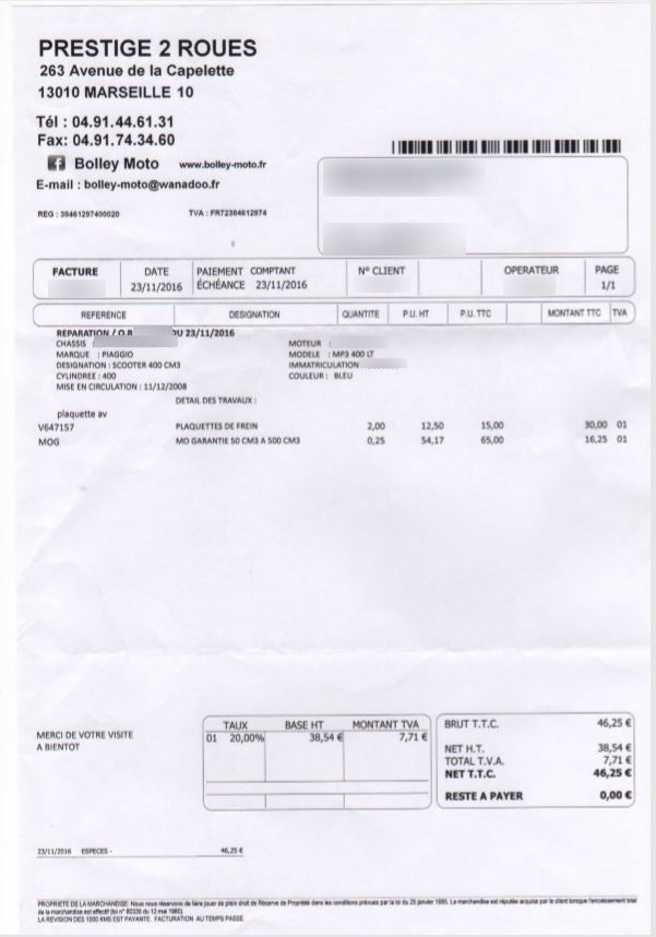 Photo PIAGGIO MP3 400