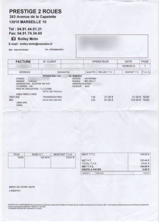 Photo PIAGGIO MP3 400