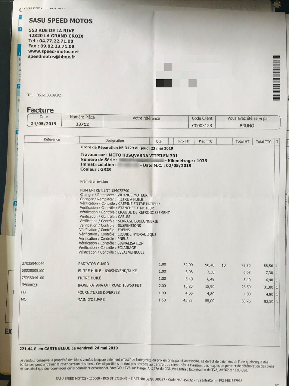 Photo HUSQVARNA VITPILEN 701