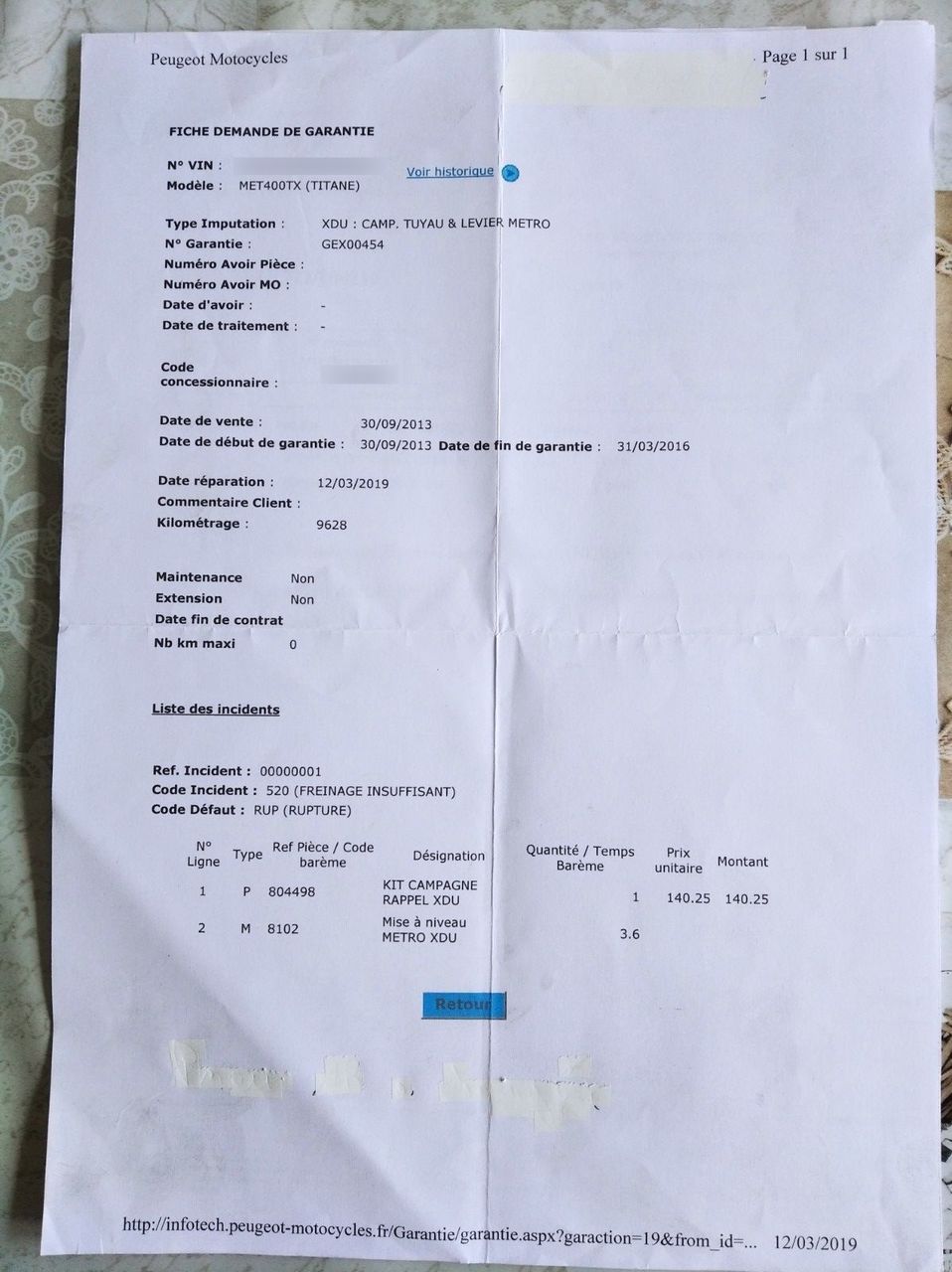 Photo PEUGEOT METROPOLIS 400