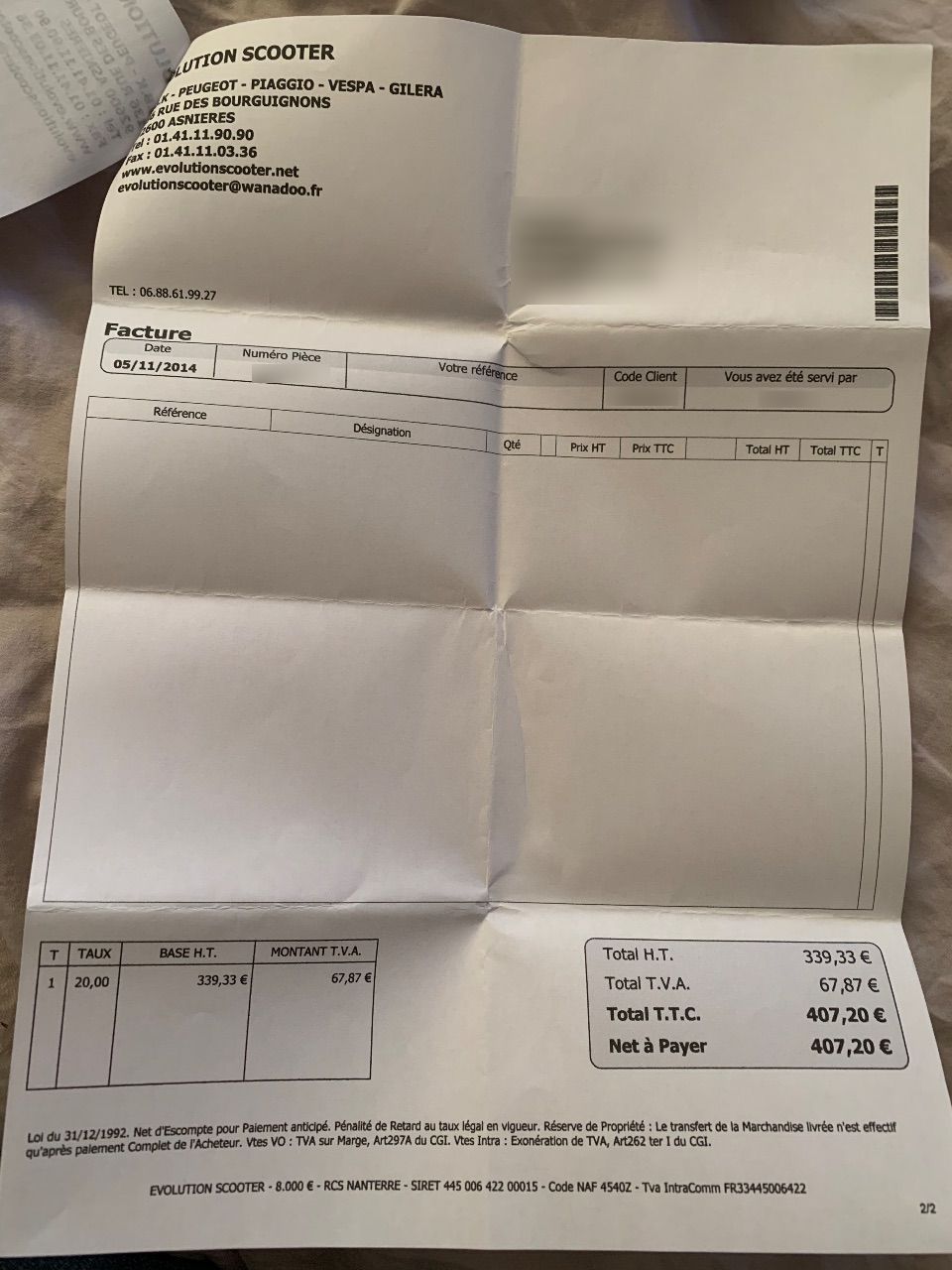 Photo PIAGGIO VESPA 125