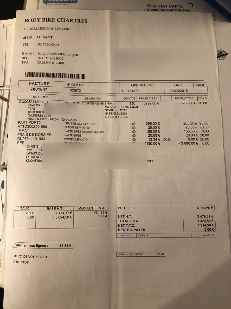 Photo MOTO GUZZI V7II STONE