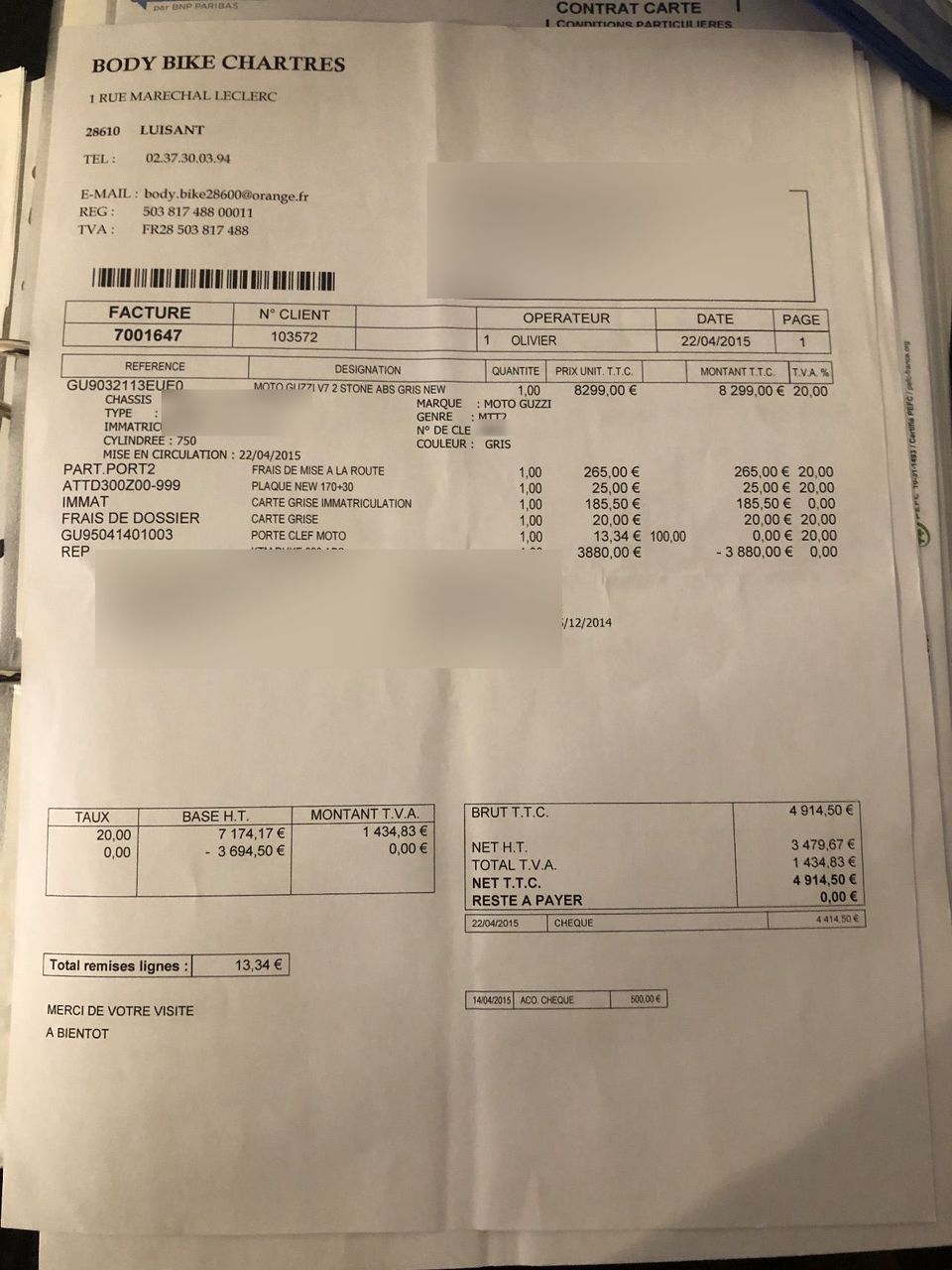 Photo MOTO GUZZI V7II STONE