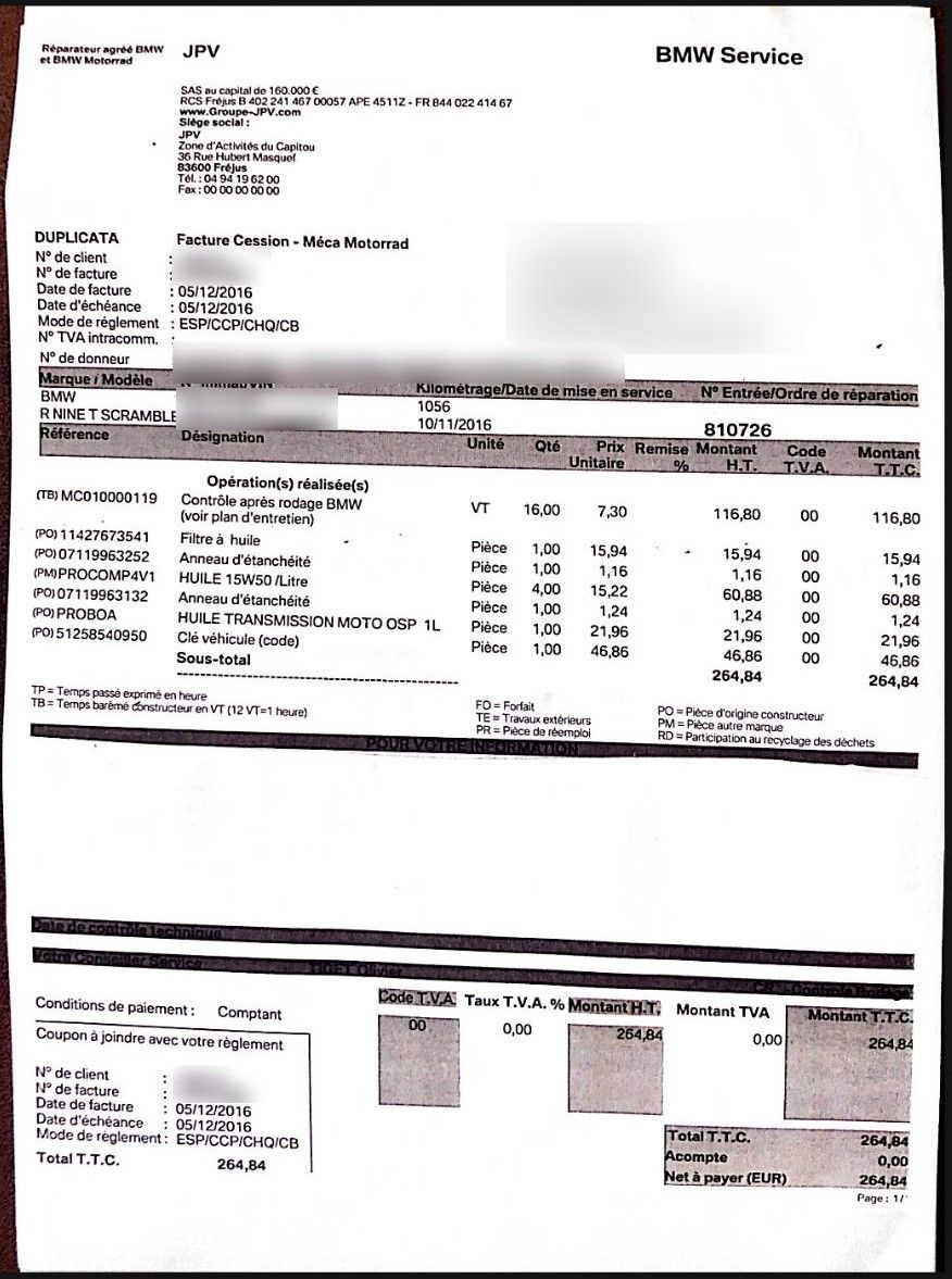 Photo BMW R NINE T SCRAMBLER