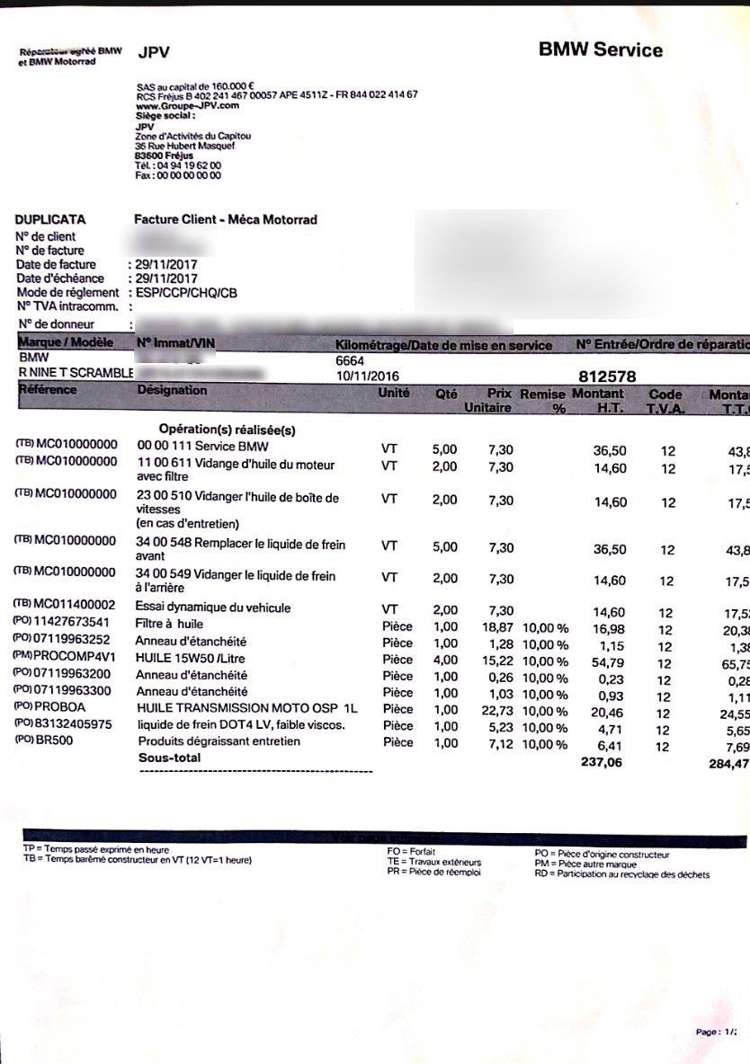 Photo BMW R NINE T SCRAMBLER