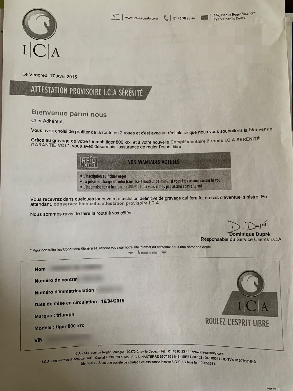 Photo TRIUMPH TIGER XRX