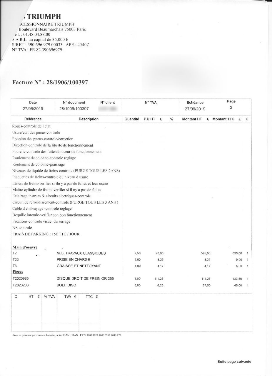 Photo TRIUMPH SPEED TRIPLE