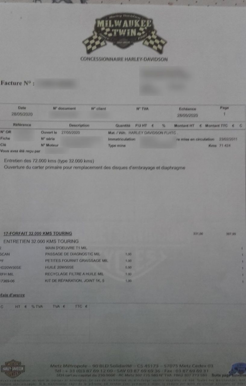 Photo HARLEY DAVIDSON GLIDE