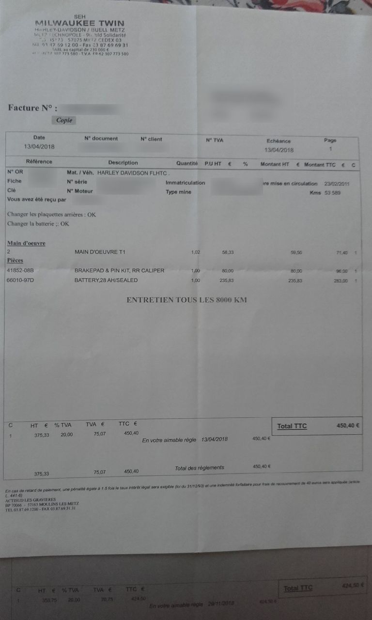 Photo HARLEY DAVIDSON GLIDE