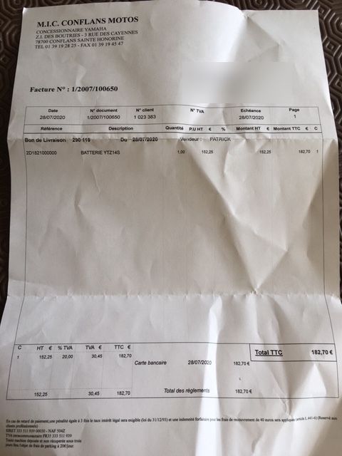 Photo YAMAHA XVS 950 CU