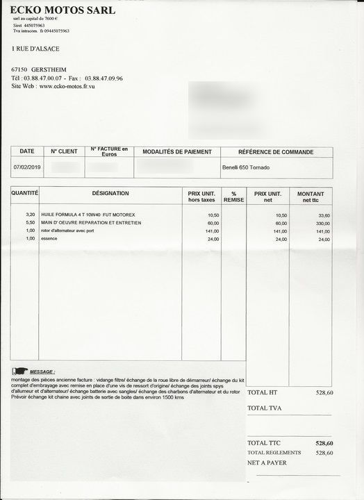 Photo BENELLI TORNADO