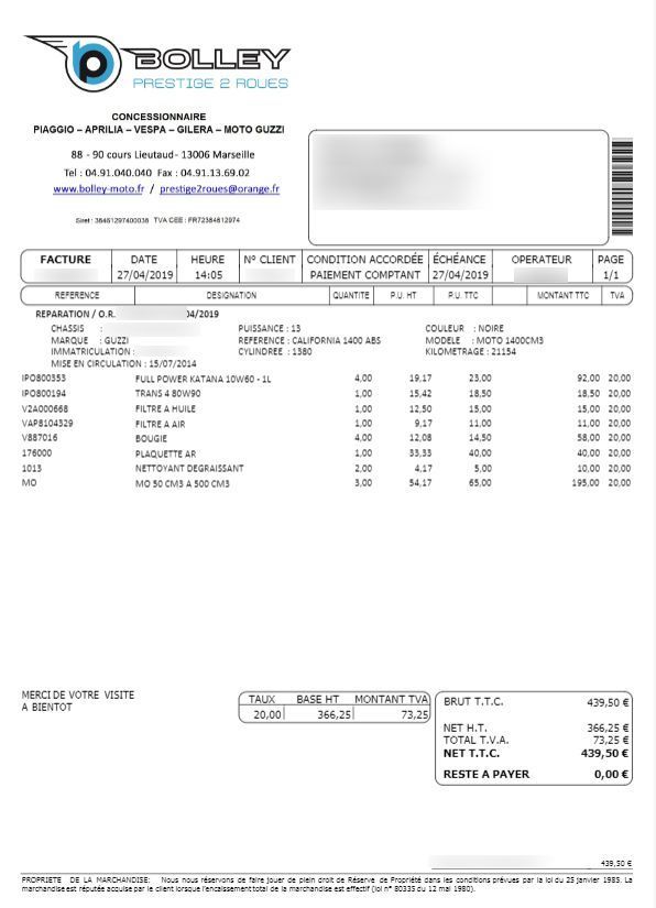 Photo MOTO GUZZI CALIFORNIA