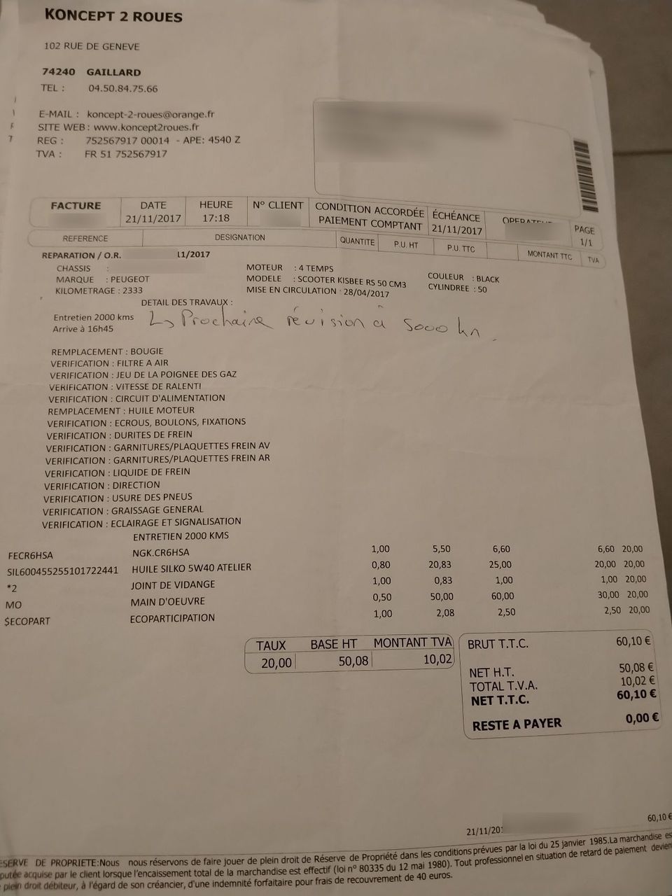 Photo PEUGEOT KISBEE