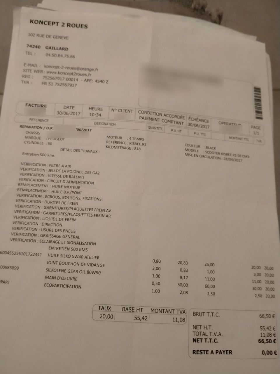 Photo PEUGEOT KISBEE