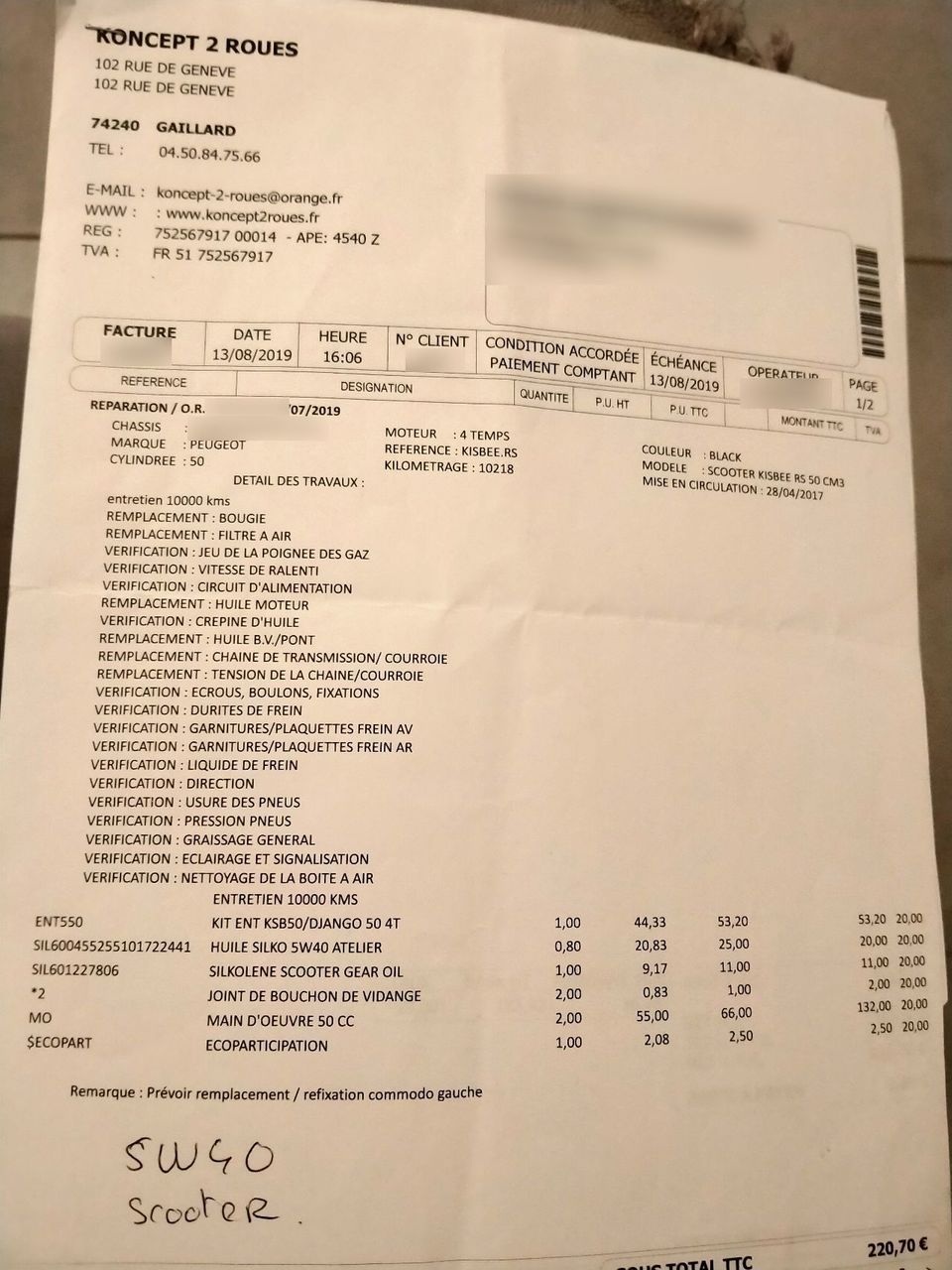 Photo PEUGEOT KISBEE