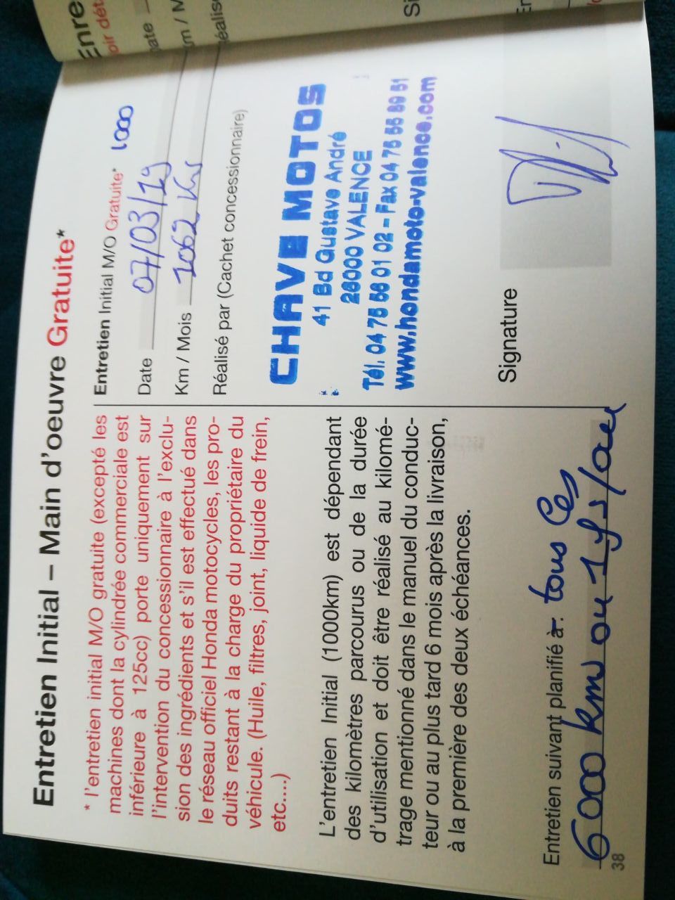 Photo HONDA CBF 125 NA