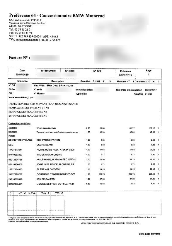 Photo BMW C 650 SPORT