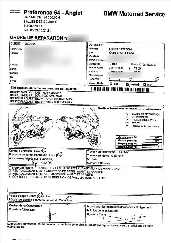 Photo BMW C 650 SPORT