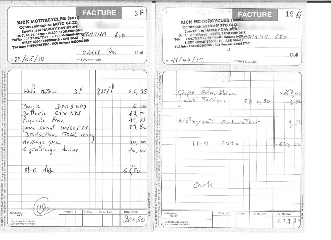 Photo YAMAHA 600 XTE