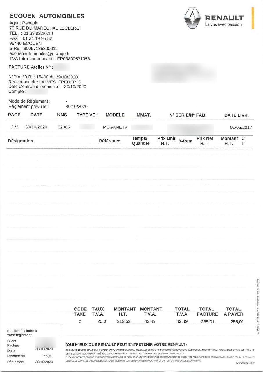 Photo RENAULT MEGANE