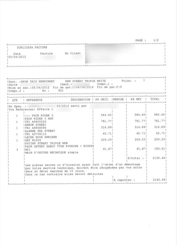 Photo TRIUMPH STREET TRIPLE